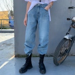 크레이지걸스 맥스워싱와이드팬츠-pt