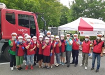 CTN - 확실하고 진실된 뉴스!- KT그룹 희망나눔재단 사랑해 빨간밥차, 아산시 자원봉사자를 위한 도시락 나눔  KT그룹 희망나눔재단 사랑해... 