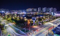 CTN - 확실하고 진실된 뉴스!-[포토]서산 중앙호수공원 야경 [포토]서산 중앙호수공원 야경