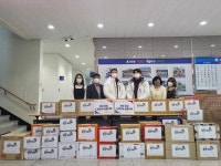 CTN - 확실하고 진실된 뉴스!-기합소리 솔빛 태권도 학원 원생들, 취약계층에 라면 전달 기합소리 솔빛 태권도 학원 원생들, 취약계층에 라면 전달