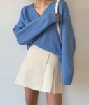 컬러위드클로젯 케이트버튼skirt