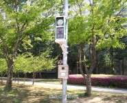 대구 달서구. 미세먼지 신호등 설치