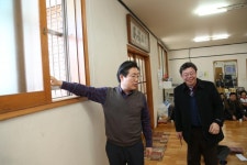 소통시장실 가학리 전대1리 경로당 방문 > 소통시장실