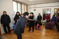 소통시장실 가학리 전대1리 경로당 방문 > 소통시장실