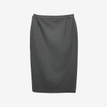 DEADSTOCK [MAX MARA] 막스마라 비스코스 블랜드 스커트 Charcoal / size women 27inch