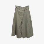 DEADSTOCK [AUIEF]  코튼 블랜드 7부 팬츠 Khaki / size women F