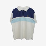 DEADSTOCK [KANGOL] 캉골 코튼 블랜드 반팔 카라티 Multi / size men M