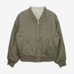 DEADSTOCK [CHOCOL RAFFINE]초콜 라핀 나일론 리버시블 항공 자켓 Multi / size women F