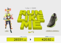 RUN like ME powered by nike lunarglide+ 4