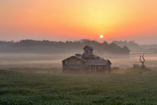 베스트갤러리 - 목장의일출