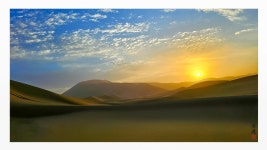 베스트갤러리 - 바단지린 사막 일출