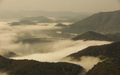 베스트갤러리 - 안개덮인 운암대교