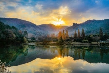 베스트갤러리 - 나주 오봉제 일출 반영