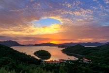 베스트갤러리 - 바다의 땅 통영의 일몰..