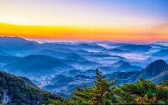 베스트갤러리 - 여명의 산너울