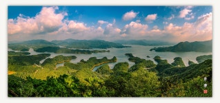 베스트갤러리 - 악어섬의 아침(파노라마)