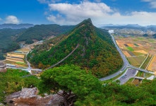 베스트갤러리 - 출렁다리와 농촌들녁