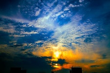 추천갤러리 - 도심의 일 몰