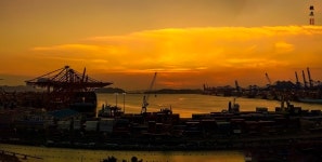 추천갤러리 - 부 경 신항만 해질녘.