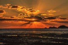 추천갤러리 - 용유해변 일몰빛