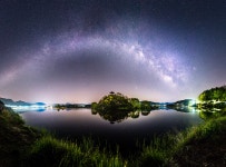 추천갤러리 - 상춘정 4월 마지막 은하수