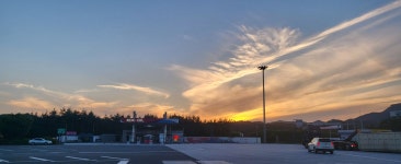 풍경갤러리 - 마이산휴게소의 저녁..