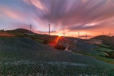 풍경갤러리 - 매봉산의 노을빛