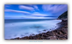 풍경갤러리 - 거진 해안누리길 43코스 (다중노출, 20장 ,30초 ,10분)