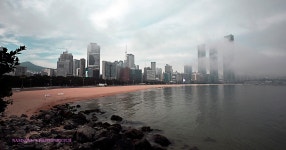 풍경갤러리 - 해운대의 해무 ---