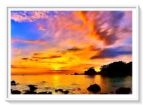 풍경갤러리 - 노을빛 바다