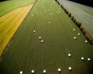 Dragon eggs in the fields, Salo, Finland | Dronestagram