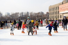 [포토] 스케이트장으로 변신한 서울시청 광장