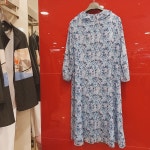 포라리 꽃나염 쉬폰 원피스 L121090- 이랜드몰