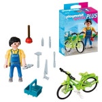 Playmobil 4791 Special Plus Handyman with Bike Action Figure - Playmobil - Playmobil - Action Figures at Entertainment Earth
