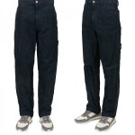 K2S153100026 S0229 V0020] 팹스타일 [스톤아일랜드 25FW 남성 와펜 패치 코듀로이 팬츠 네이비 K2S153100026 S0229 V0020]