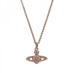 [비비안웨스트우드 24FW 여성 미니 바스 릴리프 목걸이 핑크골드 63020086 02G120] 팹스타일 [비비안웨스트우드 24FW 여성 미니 바스... 