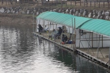 바다하늘산-경기 안성 두메낚시터의 겨울 ...  : 낚시사랑