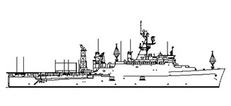 AGF 3 USS LA SALLE - Pictures