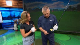 Hover the golf club to find the center of the face | Golf Channel Hover the golf club to find the center of the face