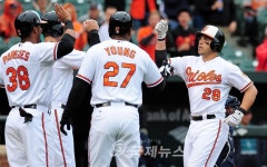 [MLB] 볼티모어vs시애틀, 스티브 피어스 만루 홈런!