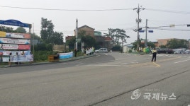 군산 옥구, 선제사거리, 어린이 교통안전 캠페인