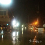 [포토] 보령 오천항, 백중사리 해수범람