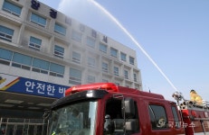 군산해경, 금동119안전센터, 합동 소방훈련 실시