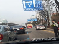 [포토] 대전 ,한밭대로 출근길 교통사고