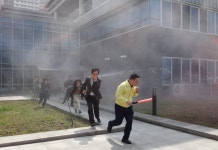 군산시 보건소, 사정 119안전센터와 합동 소방훈련 실시