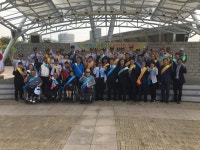 한국교통장애인협회 수원시지부, 교통사고 발생방지 결의대회 및 캠페인 개최