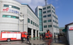 군산소방서 앞 주정차금지구역을 비워주세요