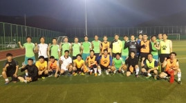 인제소방서, 인제군청과 친선 축구경기 개최