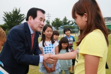 김지철 충남교육감, 도서학교 현장 점검