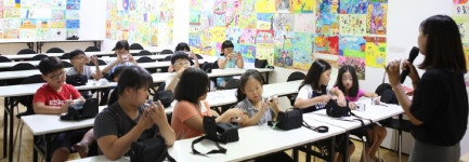 어린이 미술 아카데미 이응노 집에서